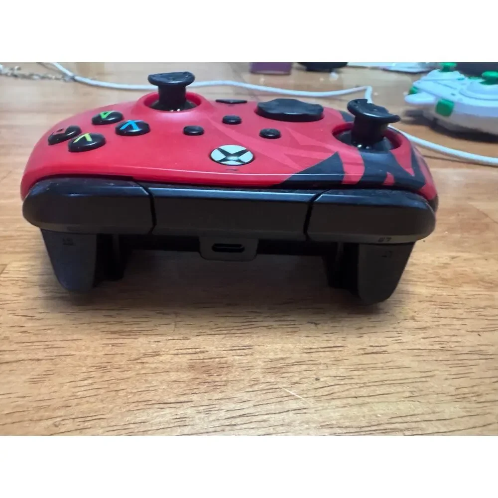 PDP Rematch Advanced Wired Xbox Controller Red/Black – For Parts or Repair